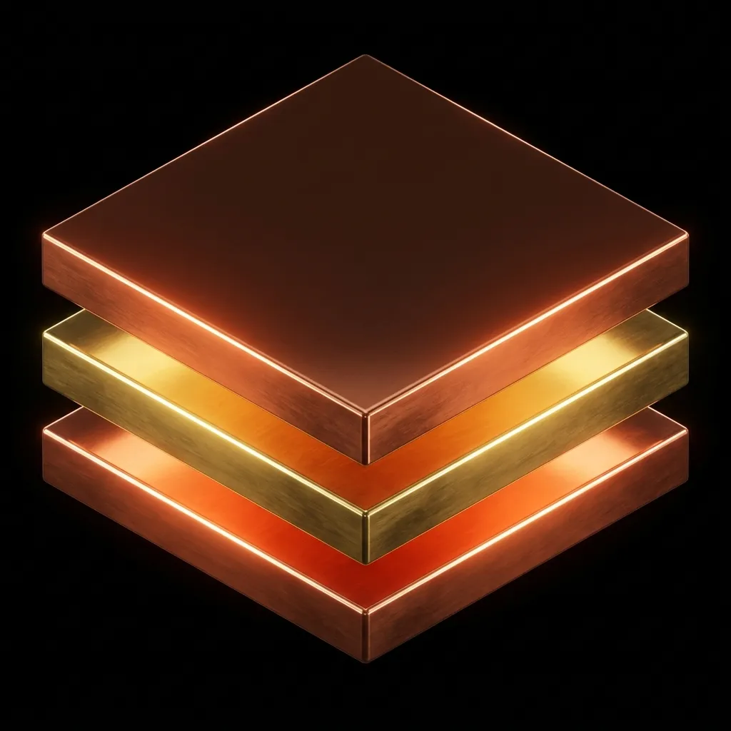 Stacked Metal Plates